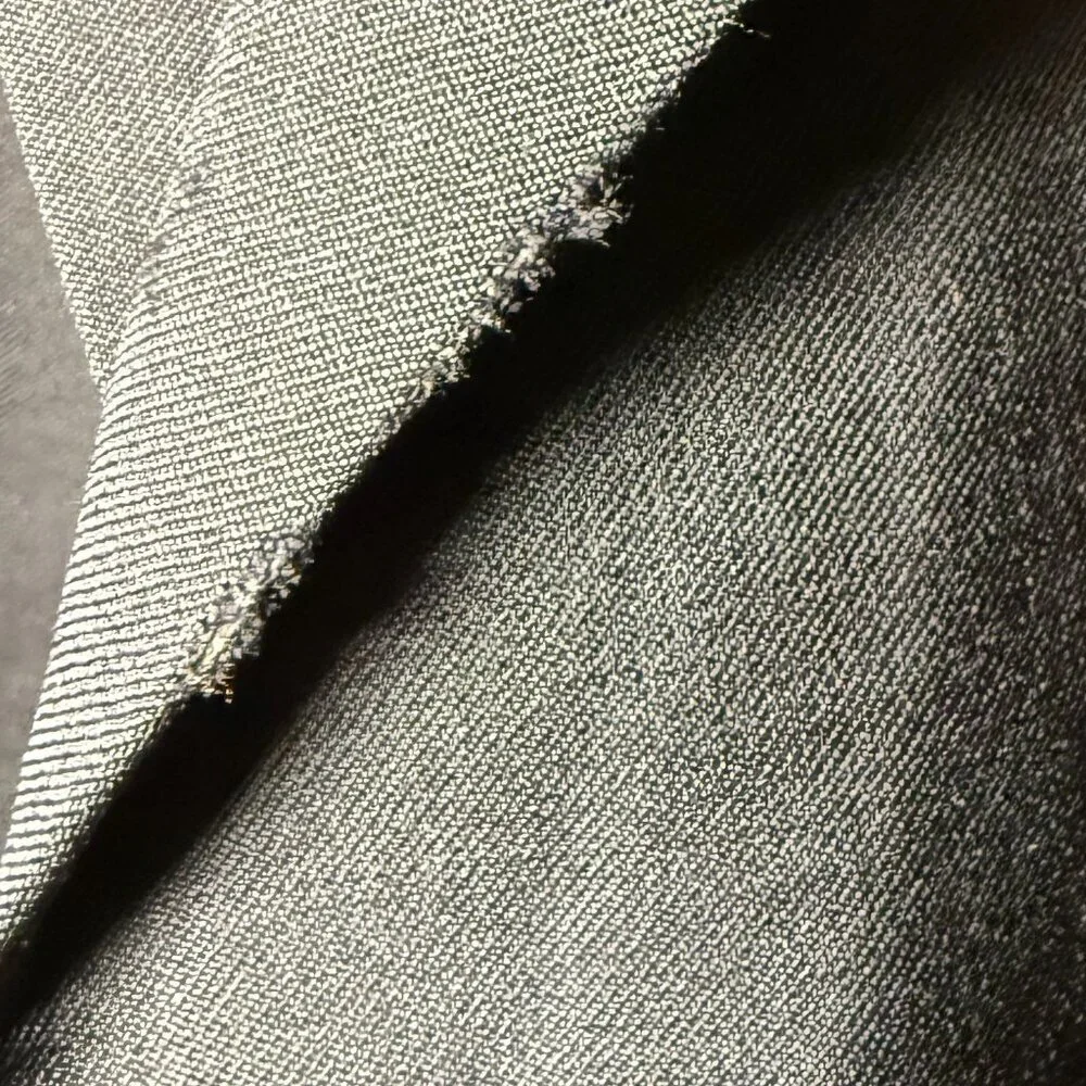 Austin Reed Mens Dillards Blue Worsted Wool Blazer Jacket 48R Gold Buttons